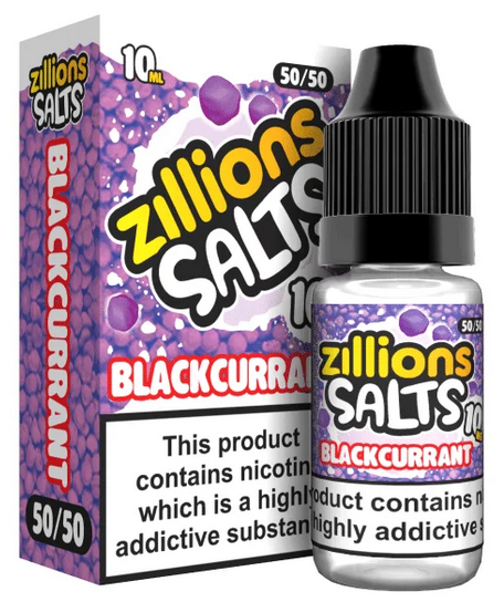 Blackcurrant Zillion Salts E Liquid by Zillions